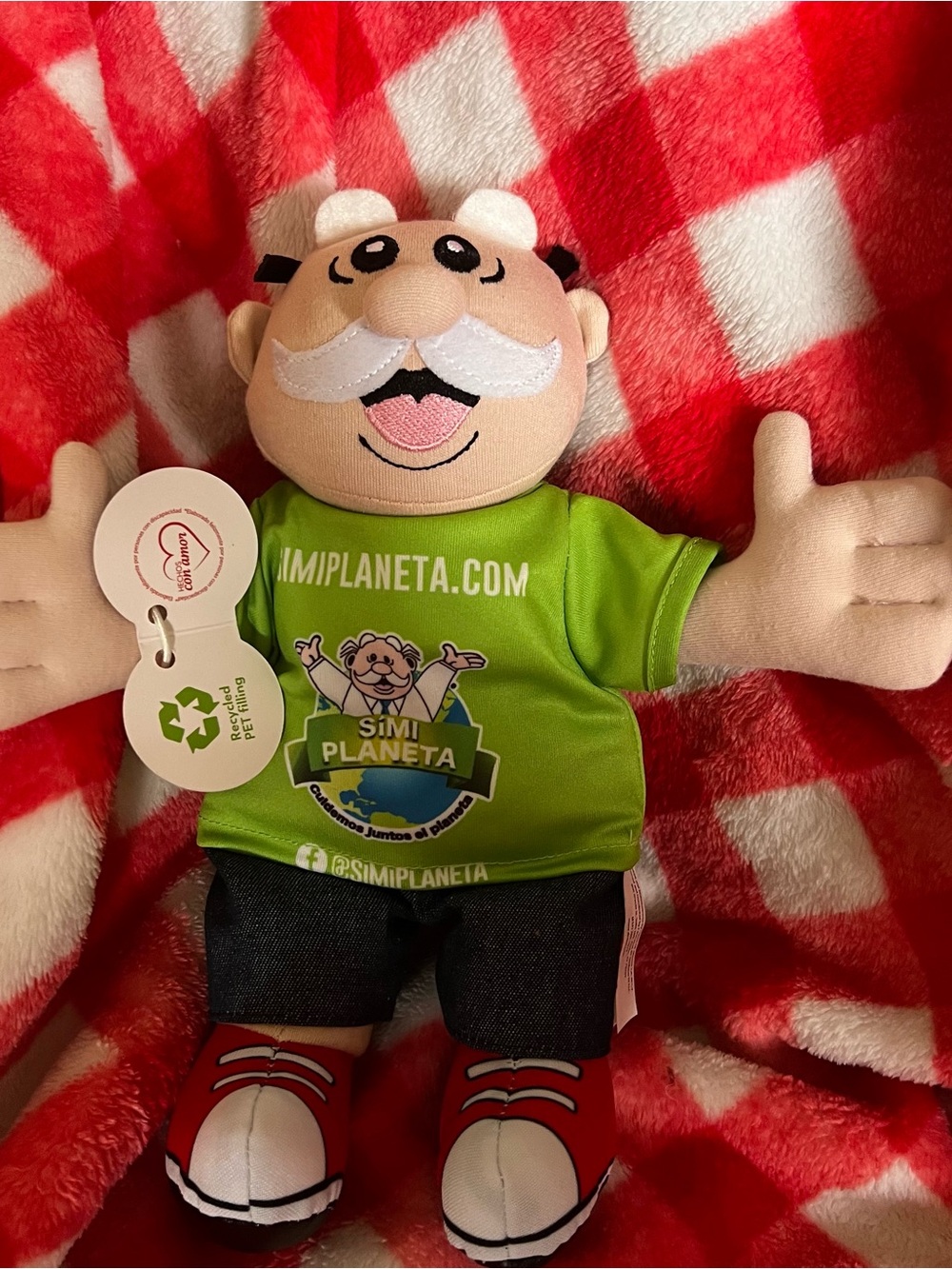 Green Plush Doll - Eco-Friendly Kids Toy